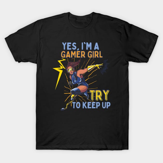 Gamer Girl Fighter T-Shirt by Happy Hour Vibe